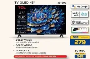 TCL QLED Smart TV 43" C6C