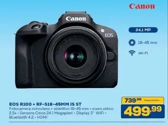 Canon EOS R100 + RF-S 18-45mm IS STM
