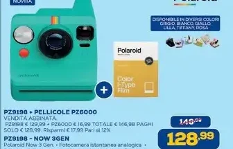 Polaroid PZ9198 + pellicole PZ6000