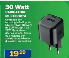 Cellularline 30 Watt Caricatore Multipresa