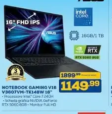 Asus Notebook Gaming V16
