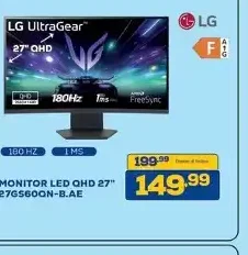 LG UltraGear monitor LED 27