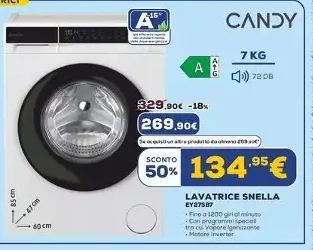 Lavatrice snella