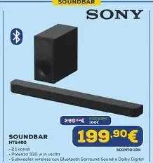 Soundbar Sony HT-S400