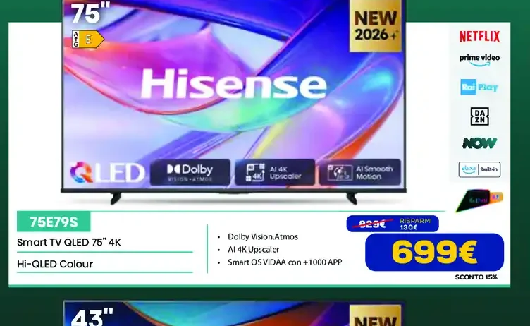 TV QLED 4K 75E79S