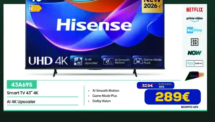 Smart TV UHD 4K 43A69S