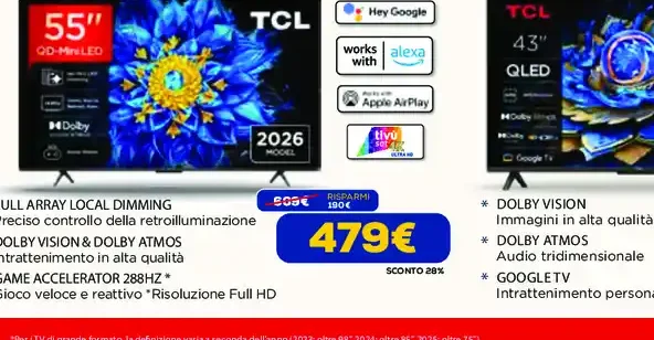 TCL TV QD-Mini LED 55" 55P8L