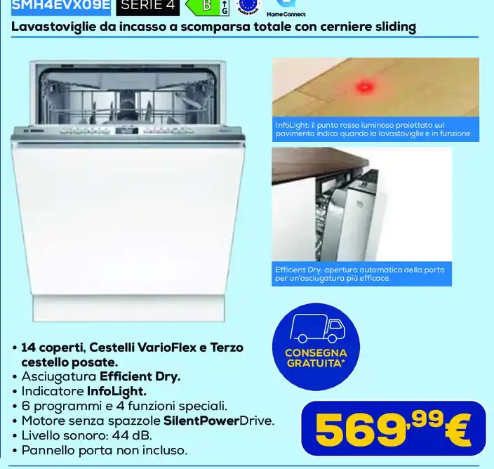 Lavastoviglie da incasso