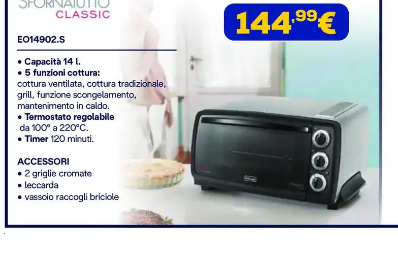 Sfornatutto Classic DeLonghi EO14902.S