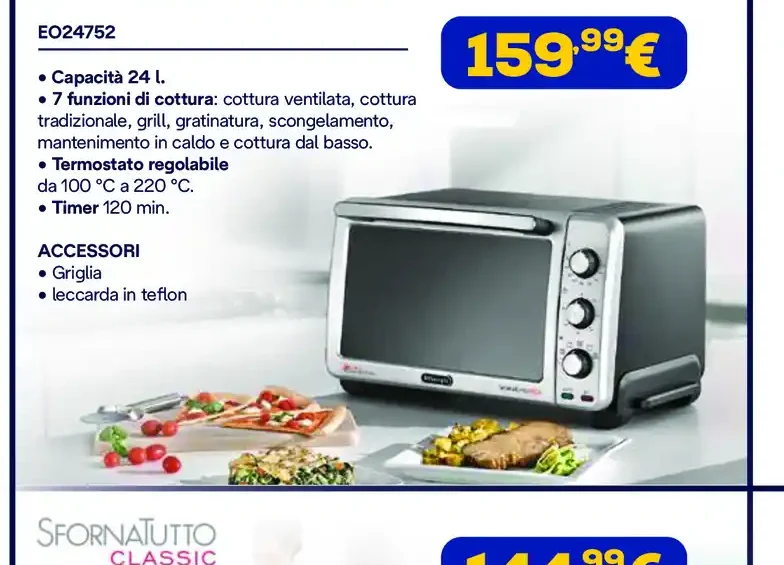 Forno elettrico DeLonghi EO24752