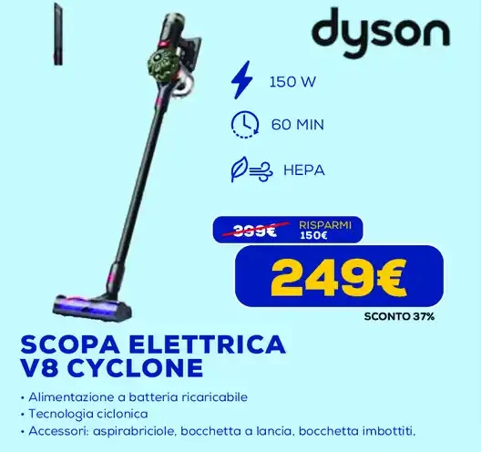 Scopa elettrica Dyson V8 Cyclone