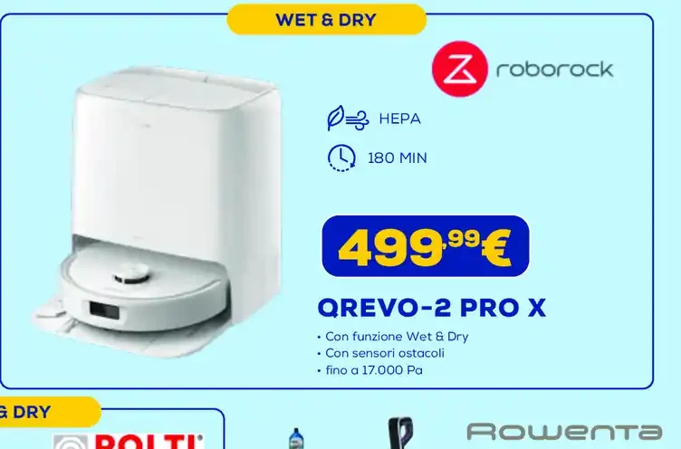 Robot lavapavimenti Roborock Qrevo-2 Pro X