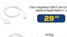 Cavo magnetico USB-C per la ricarica rapida di Apple Watch