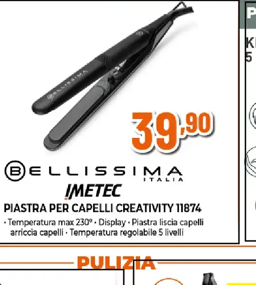 Piastra per capelli Bellissima Imetec Creativity 11874