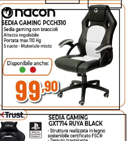 Sedia gaming Nacon PCCH310