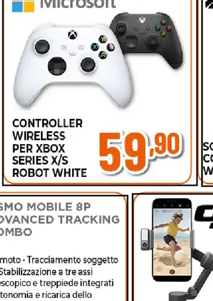 Controller wireless per Xbox Series X/S Robot White