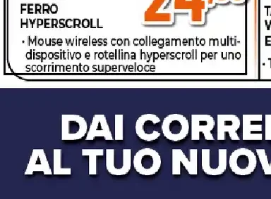 Mouse wireless Ferro Hyperscroll
