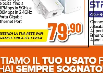 Kit Powerline AV1000 + Wi-Fi AC1200 TL-WPA7517