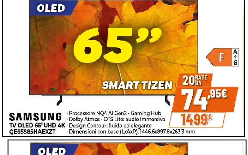 TV OLED 65 UHD 4K QE65S85HAEXZT