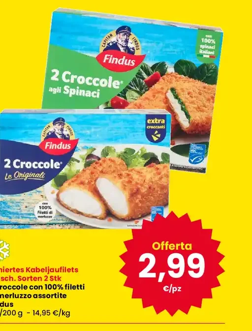 Croccole di merluzzo
