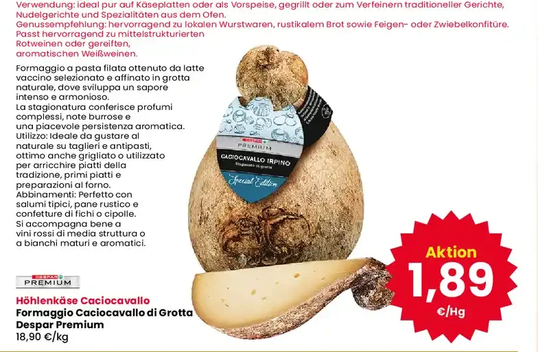 Caciocavallo di Grotta