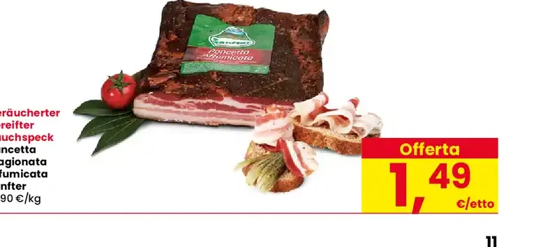 Pancetta affumicata
