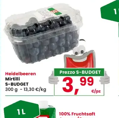 Mirtilli S-Budget