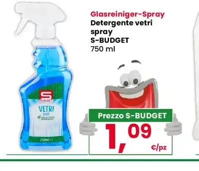 Detergente vetri spray