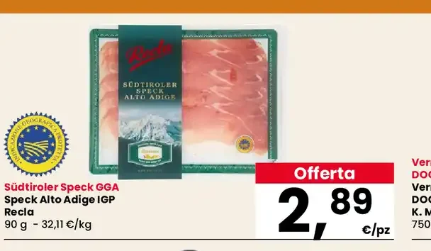 Speck Alto Adige IGP Recla