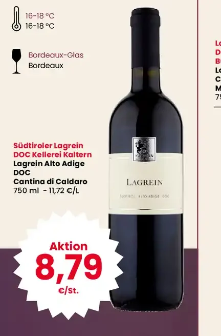 Lagrein Alto Adige DOC Cantina di Caldaro