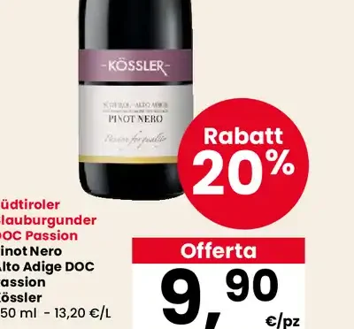 Pinot Nero Alto Adige DOC Kössler