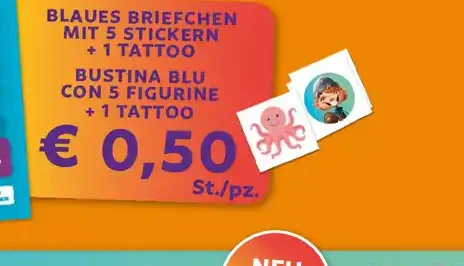 Bustina Sticker Mania con figurine