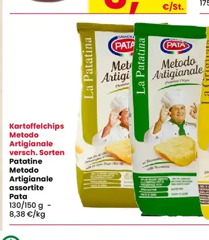Pata Metodo Artigianale chips