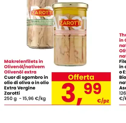 Zarotti mackerel fillets