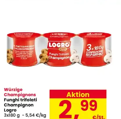 Logro sautéed mushrooms