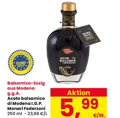 Monari Federzoni balsamic vinegar