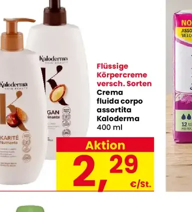 Crema fluida corpo Kaloderma