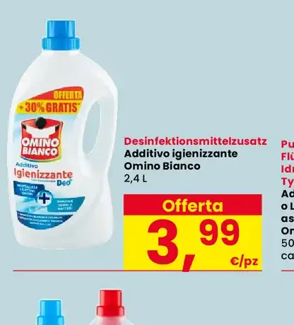 Additivo igienizzante Omino Bianco