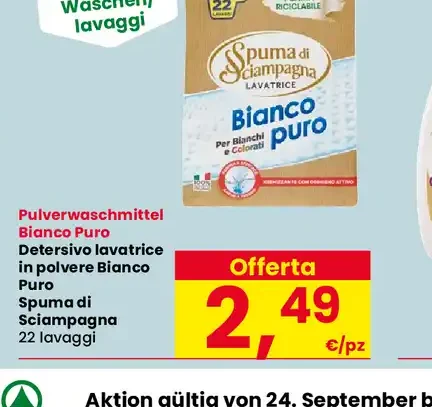 Detersivo lavatrice in polvere Bianco Puro