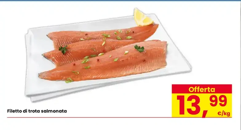 Filetto di trota salmonata