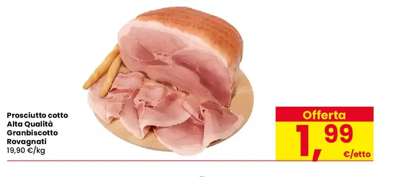 Prosciutto cotto Alta Qualità Granbiscotto Rovagnati