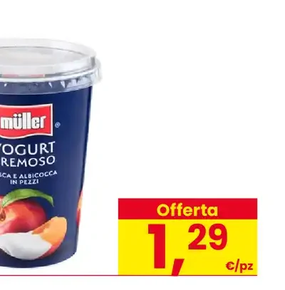 Yogurt cremoso gusti assortiti Müller