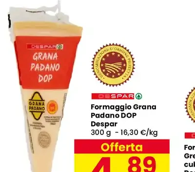 Formaggio Grana Padano DOP Despar