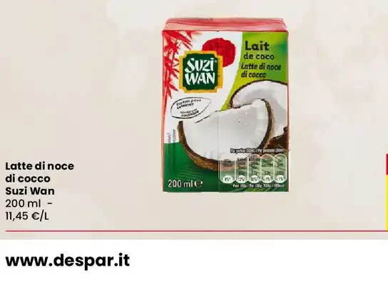 Latte di noce di cocco