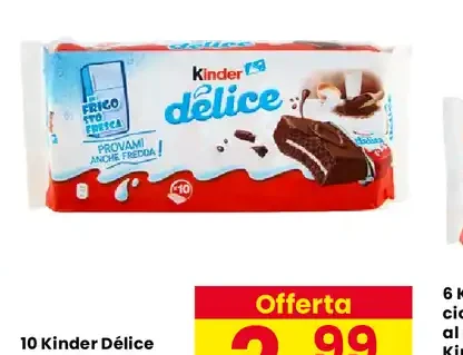 10 Kinder Delice Ferrero