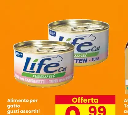 Alimento per gatto gusti assortiti Life Cat Natural