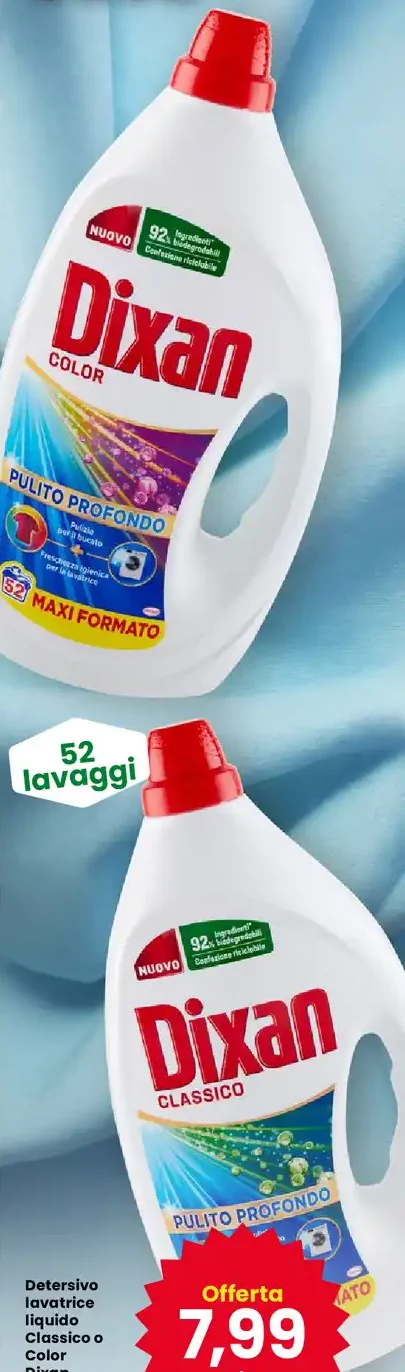 Detersivo lavatrice liquido