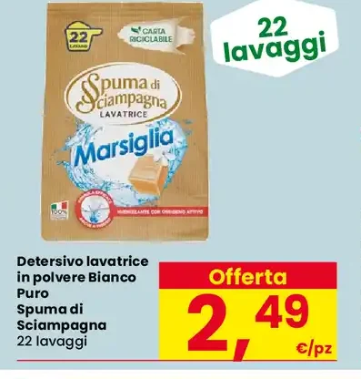 Detersivo lavatrice in polvere