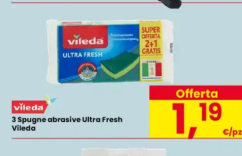 Spugne abrasive Ultra Fresh Vileda