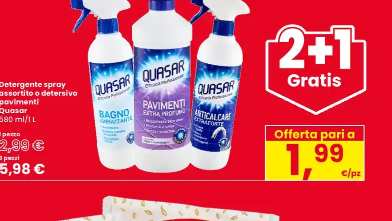 Detergente spray assortito o detergente pavimenti